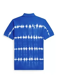 Boys 2-7 Tie-Dye Cotton Mesh Polo Shirt