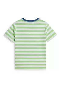 Boys 2-7 Striped Cotton Jersey Pocket T-Shirt