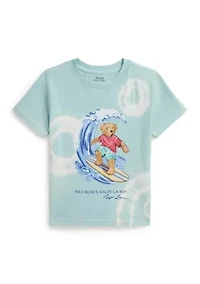 Boys 2-7 Tie-Dye Polo Bear Cotton Shirt