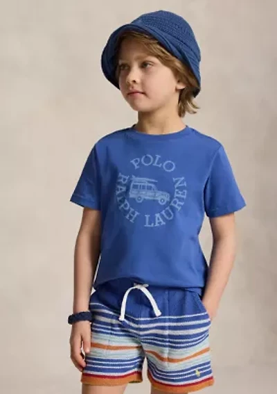 Boys 2-7 Logo Cotton Jersey Shirt