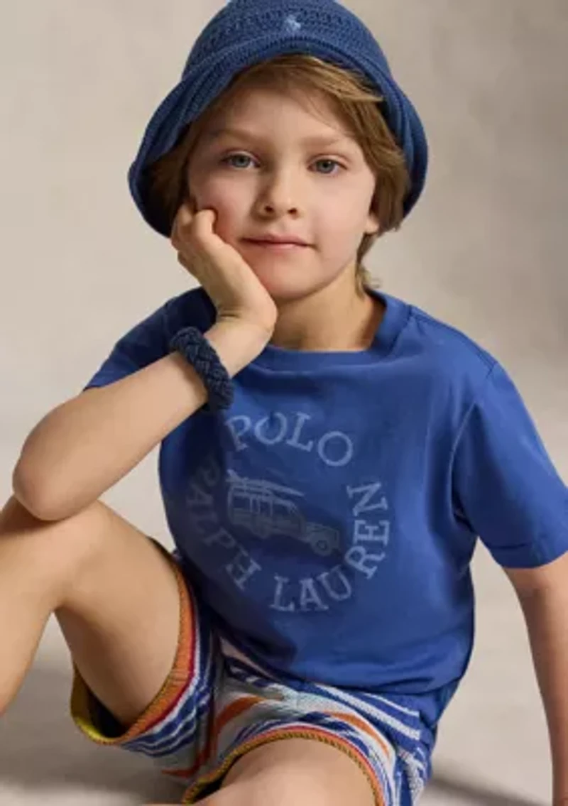 Boys 2-7 Logo Cotton Jersey Shirt