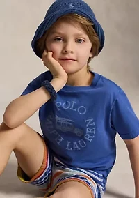 Boys 2-7 Logo Cotton Jersey Shirt