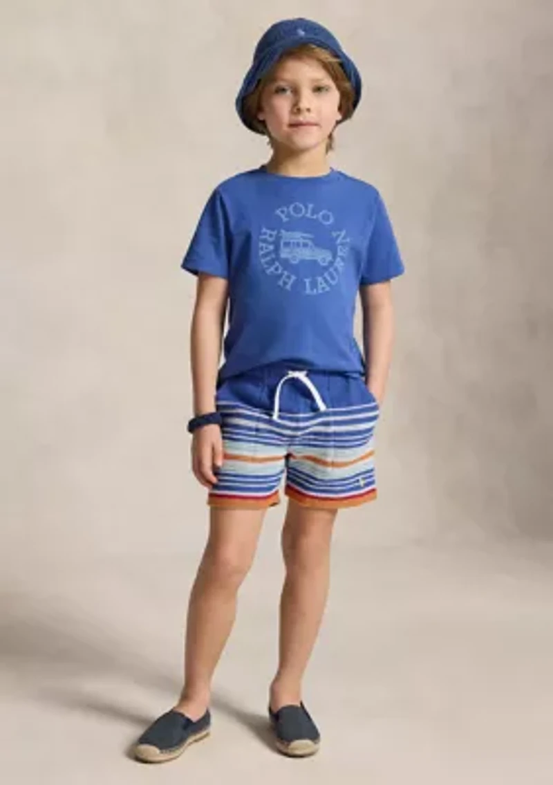 Boys 2-7 Logo Cotton Jersey Shirt