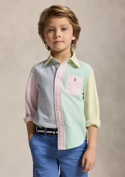 Boys 2-7 Cotton Oxford Fun Shirt