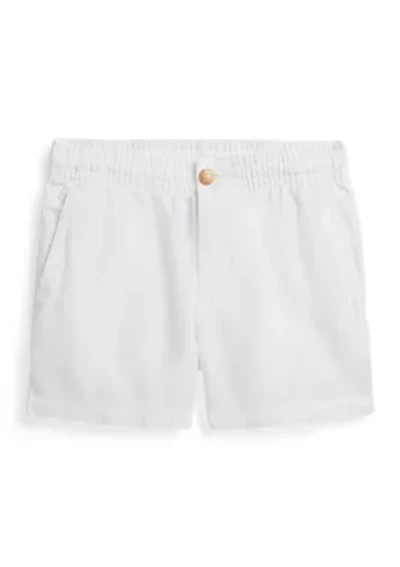 Girls 2-6x Polo Prepster Linen-Cotton Shorts