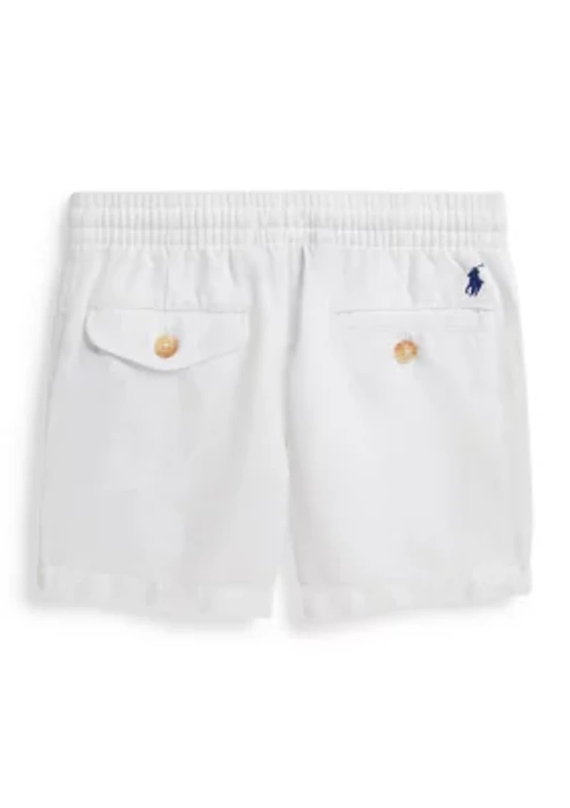 Girls 2-6x Polo Prepster Linen-Cotton Shorts