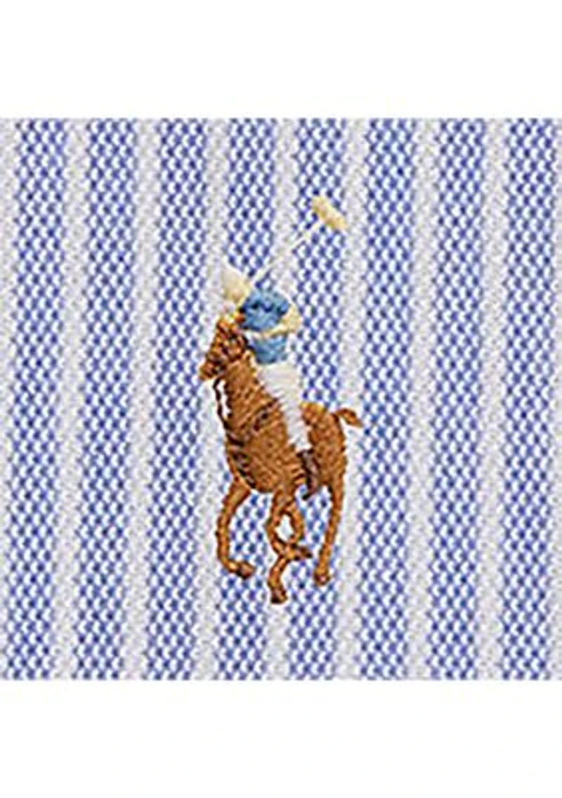 Boys 2-7 Striped Oxford Mesh Polo Shirt