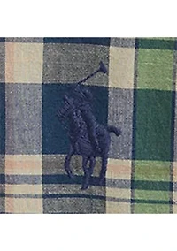 Boys 2-8 Plaid Cotton Shirt
