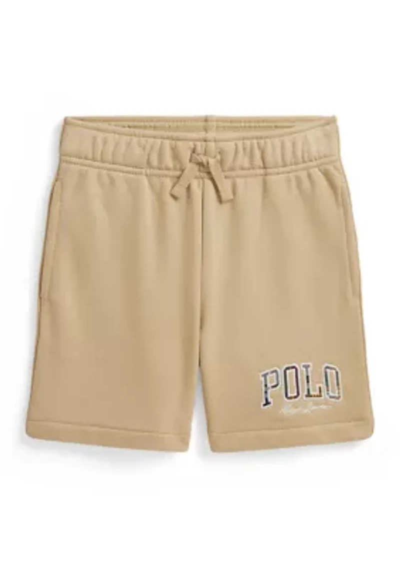 Boys - Madras-Logo French Terry Shorts