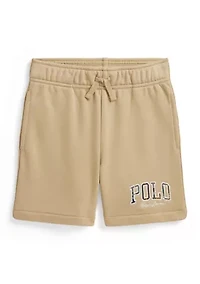 Boys - Madras-Logo French Terry Shorts