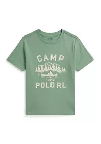 Boys 2-8 Logo Cotton Jersey Graphic Shirt