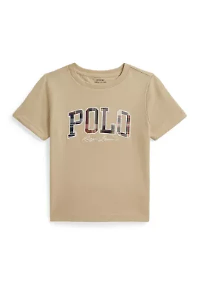 Boys 2-7 Madras-Logo Cotton Jersey Tee