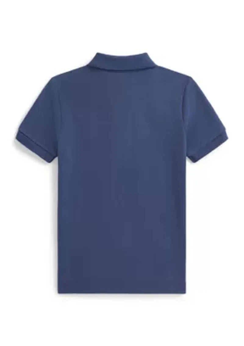 Boys 2-7 Polo Bear Cotton Mesh Shirt