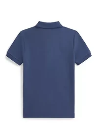 Boys 2-7 Polo Bear Cotton Mesh Shirt