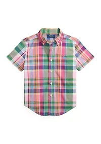 Boys Poplin Woven Shirt