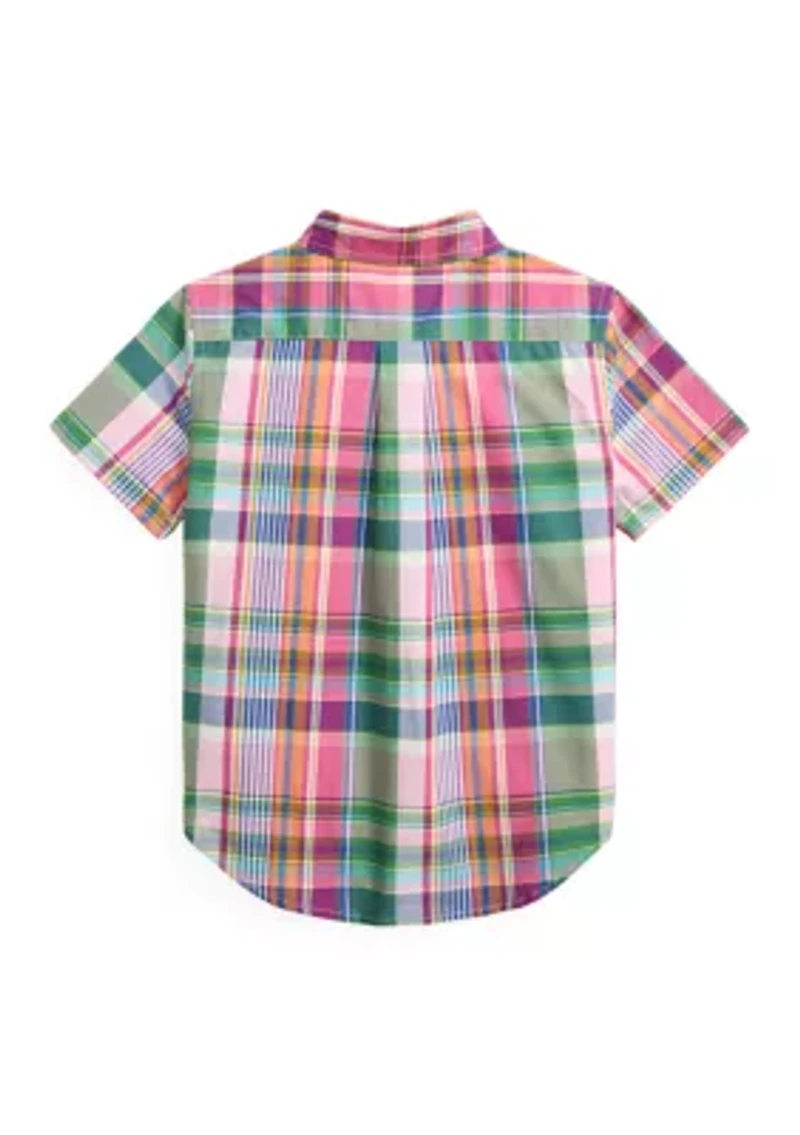 Boys Poplin Woven Shirt