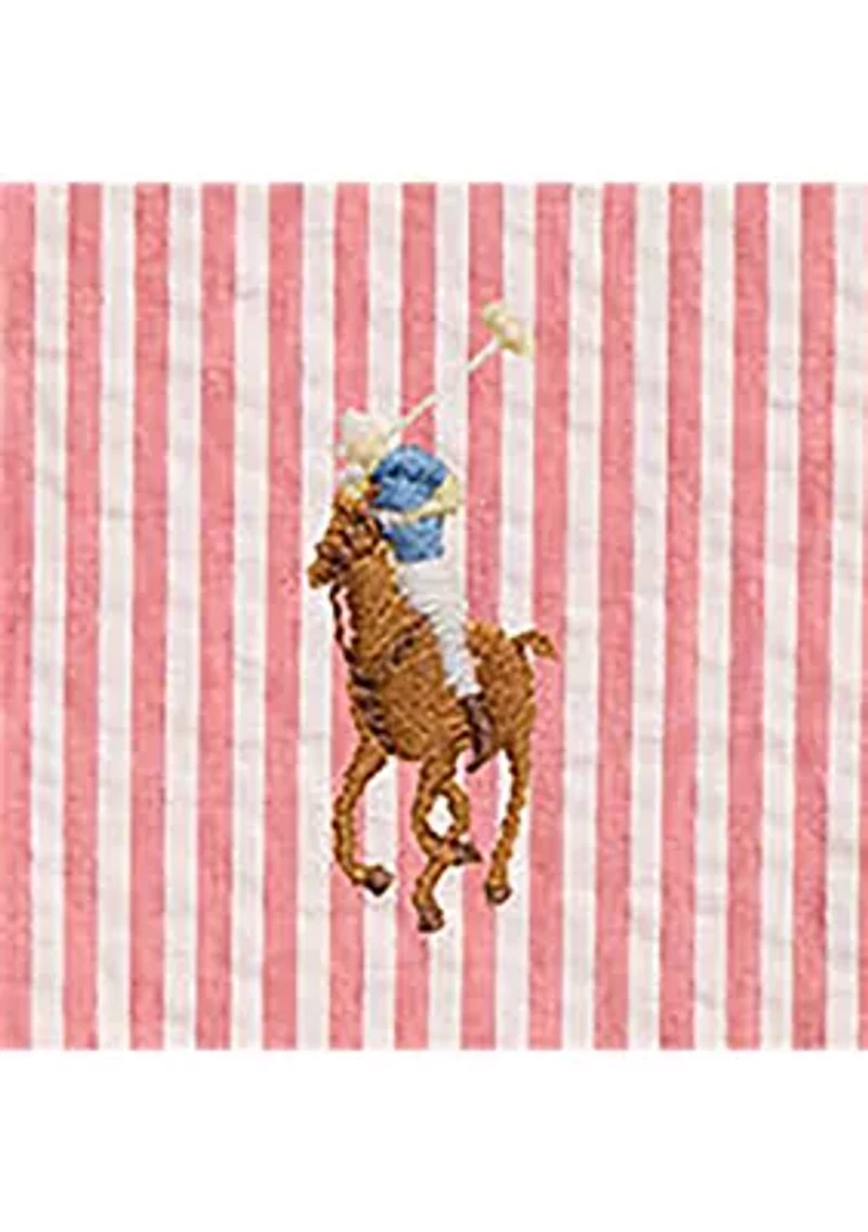 Boys - Striped Cotton Seersucker Shirt