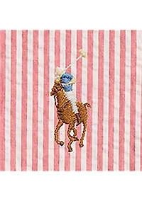 Boys - Striped Cotton Seersucker Shirt