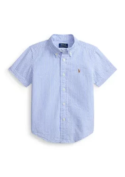 Boys 2-7 Striped Cotton Seersucker Shirt
