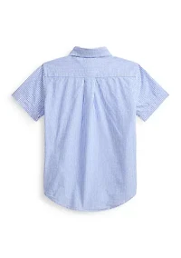 Boys 2-7 Striped Cotton Seersucker Shirt