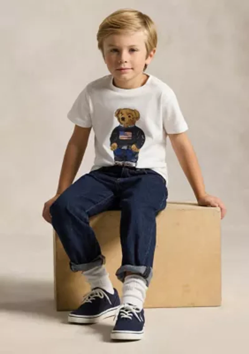 Boys 4-7 Polo Bear Cotton Jersey Tee
