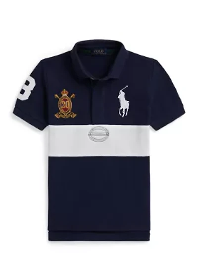 Boys - Big Pony 20th Anniversary Crest Polo Shirt