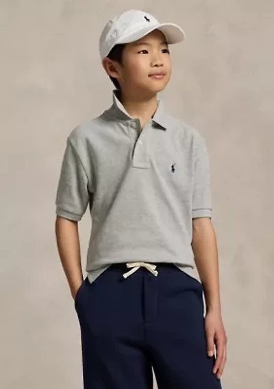 Boys 8-20 Iconic Mesh Polo Shirt