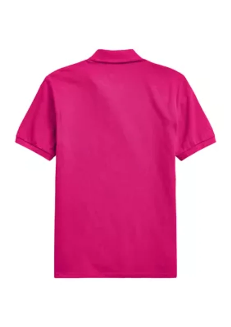 Boys 8-20 Cotton Mesh Polo Shirt