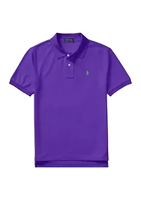 Boys 8-20 Cotton Mesh Polo Shirt