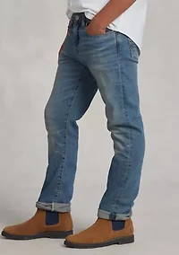 Boys 8-20 Hampton Straight Stretch Jeans
