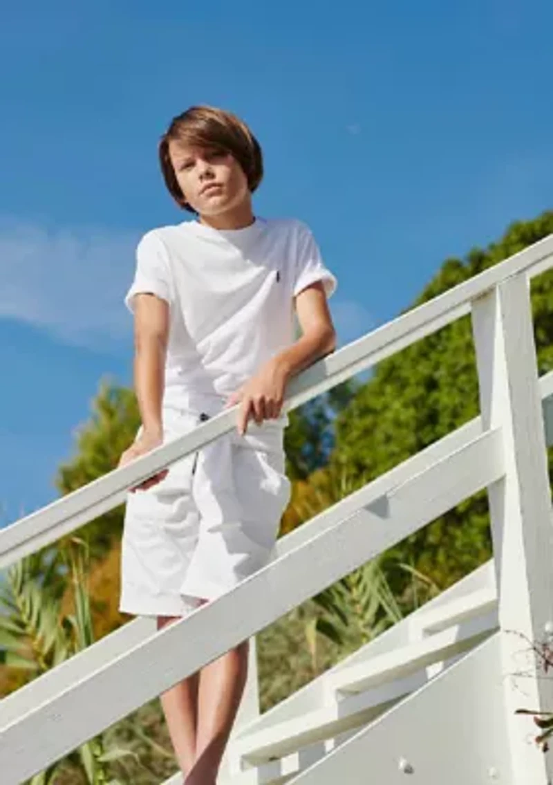 Boys 8-20 Cotton Jersey Crew Neck T-Shirt