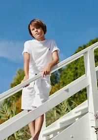 Boys 8-20 Cotton Jersey Crew Neck T-Shirt