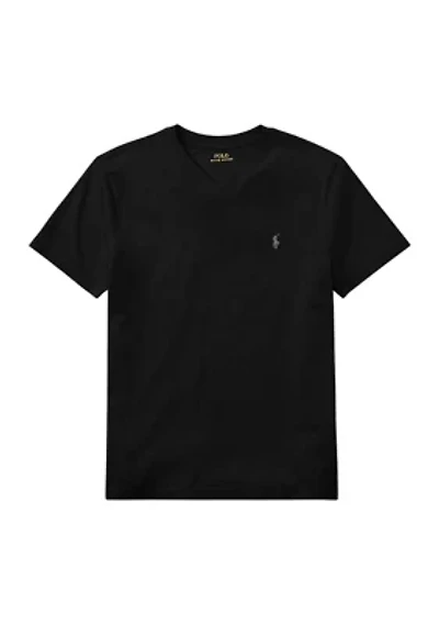Boys 8-20 Cotton Jersey V-Neck T-Shirt