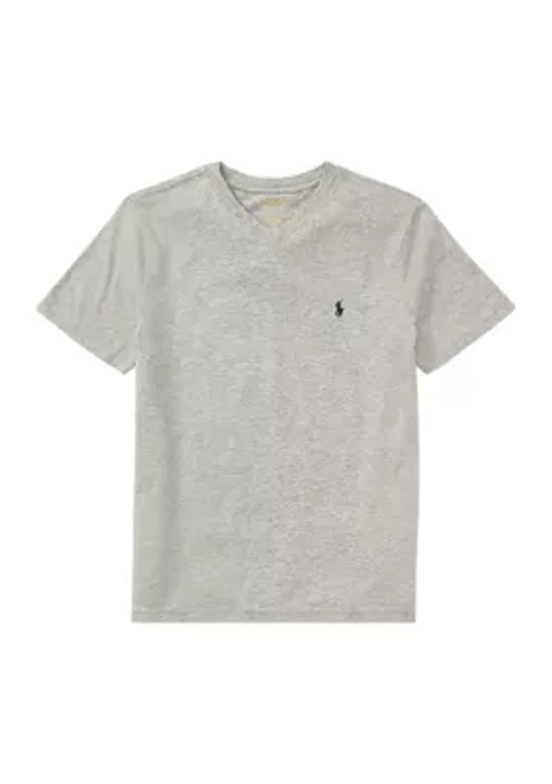 Boys 8-20 Cotton Jersey V-Neck T-Shirt