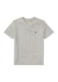 Boys 8-20 Cotton Jersey V-Neck T-Shirt
