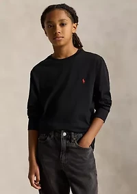 Boys 8-20 Cotton Jersey Long-Sleeve Tee