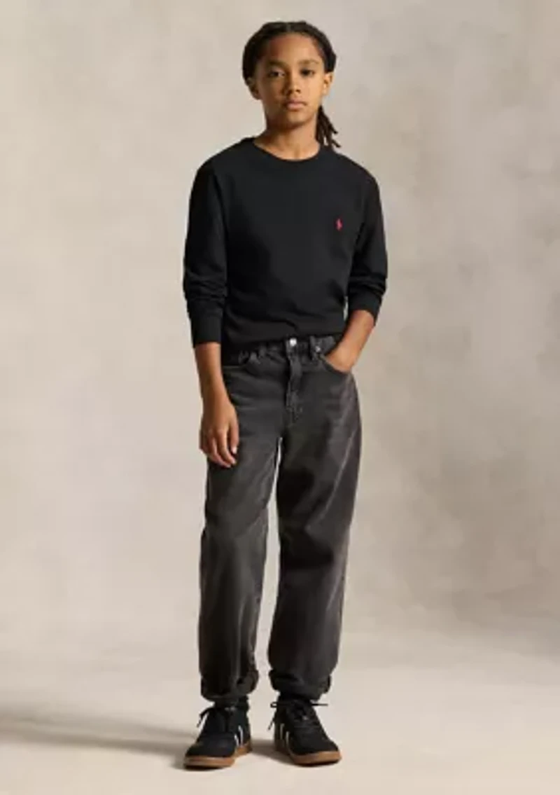 Boys 8-20 Cotton Jersey Long-Sleeve Tee