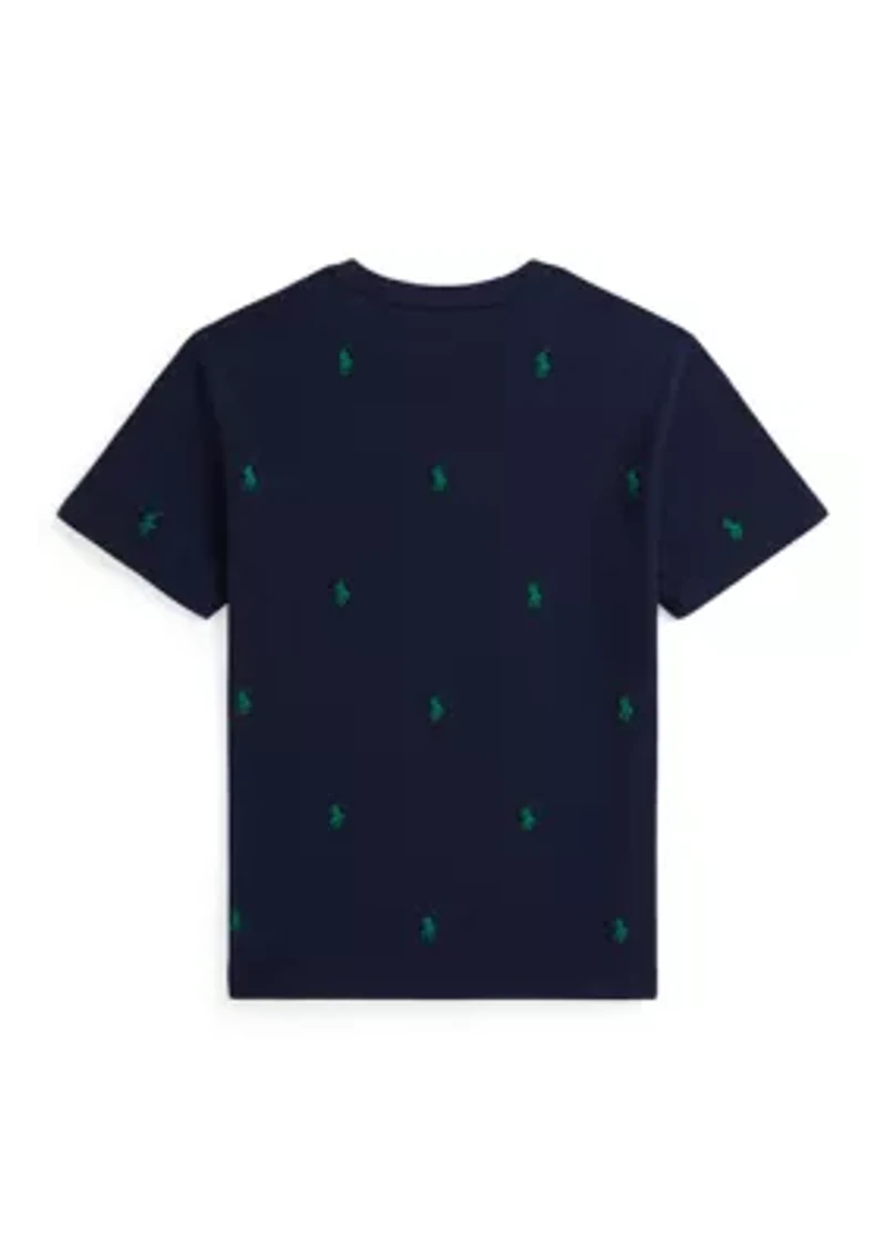 Boys 8-20 Polo Pony Cotton Mesh Tee