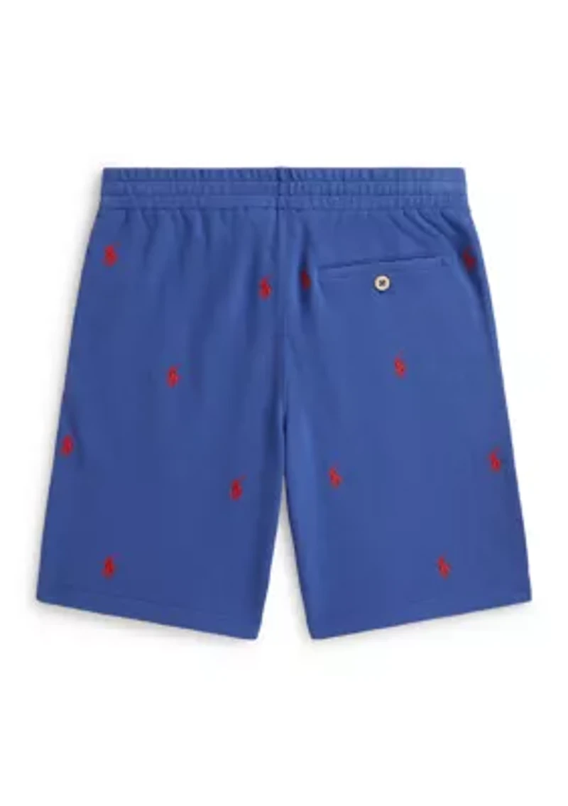 Boys 8-20 Polo Pony Cotton Mesh Shorts