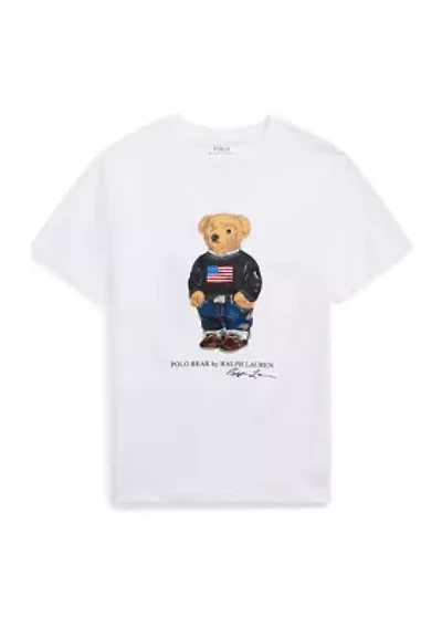 Boys - Polo Bear Cotton Jersey T-Shirt