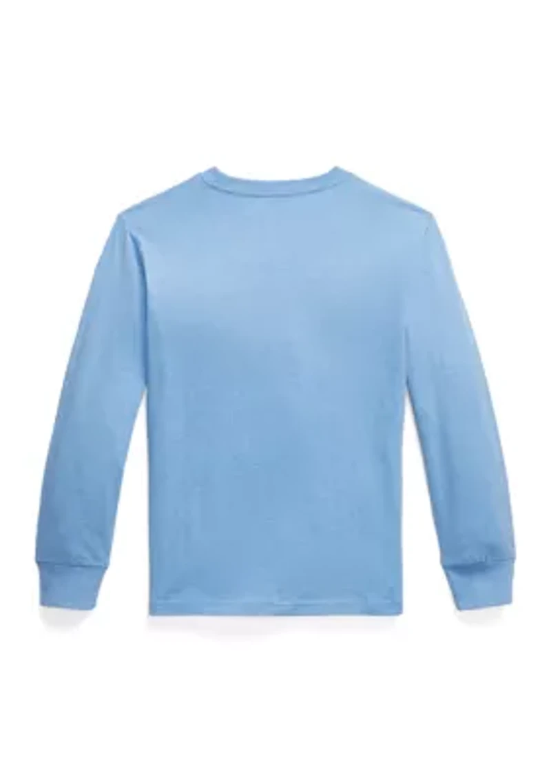 Boys 8-20 Cotton Jersey Long-Sleeve T-Shirt