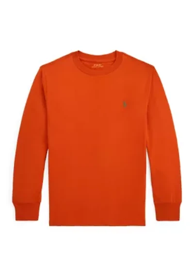Boys 8-20 Cotton Jersey Long-Sleeve T-Shirt