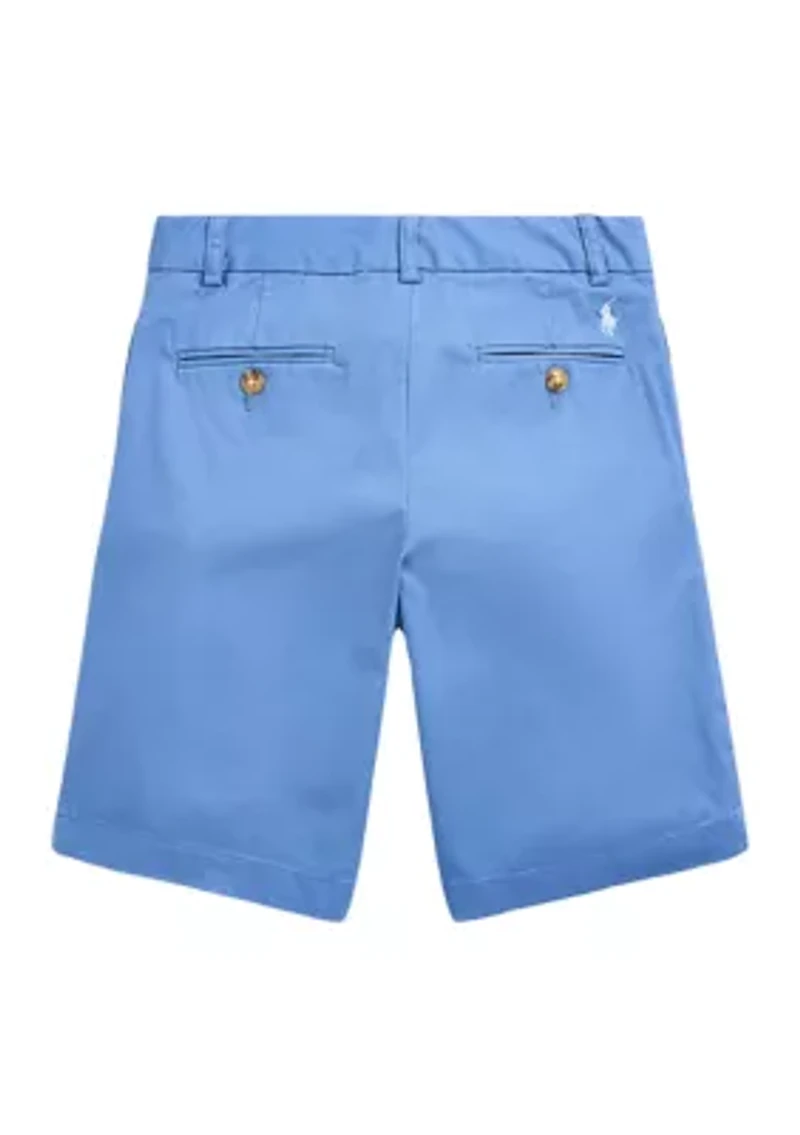 Boys 8-20 Straight Fit Flex Abrasion Twill Shorts