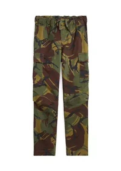 Boys 8-20 Camo Stretch Chino Cargo Pants