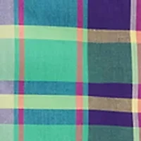 Boys 8-20 Gingham Cotton Poplin Short-Sleeve Shirt