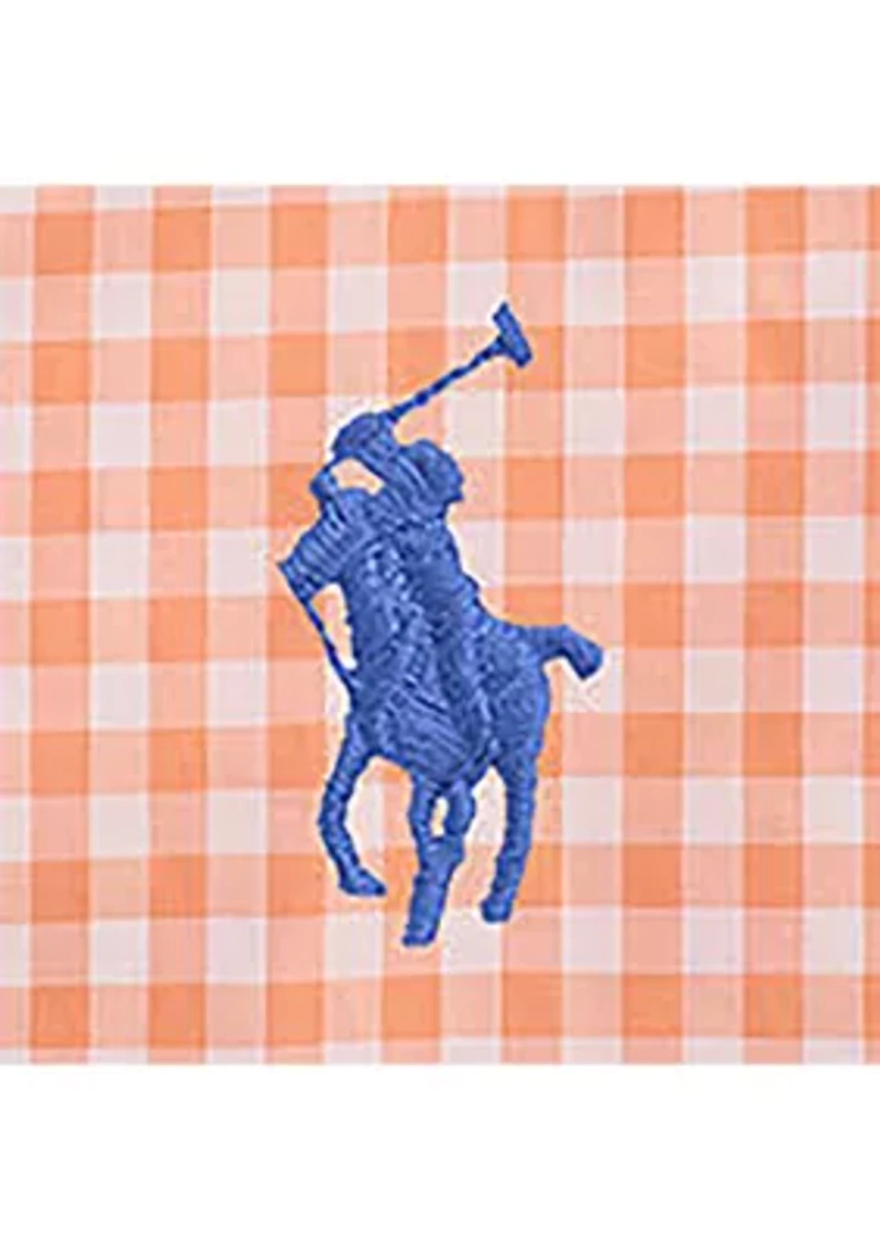 Boys 8-20 Gingham Cotton Poplin Short-Sleeve Shirt