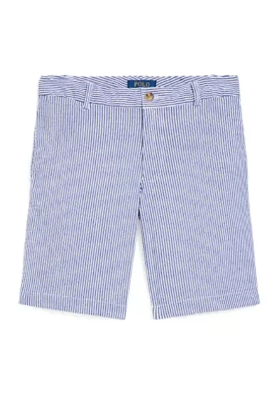 Boys 8-20 Stretch Cotton Seersucker Shorts