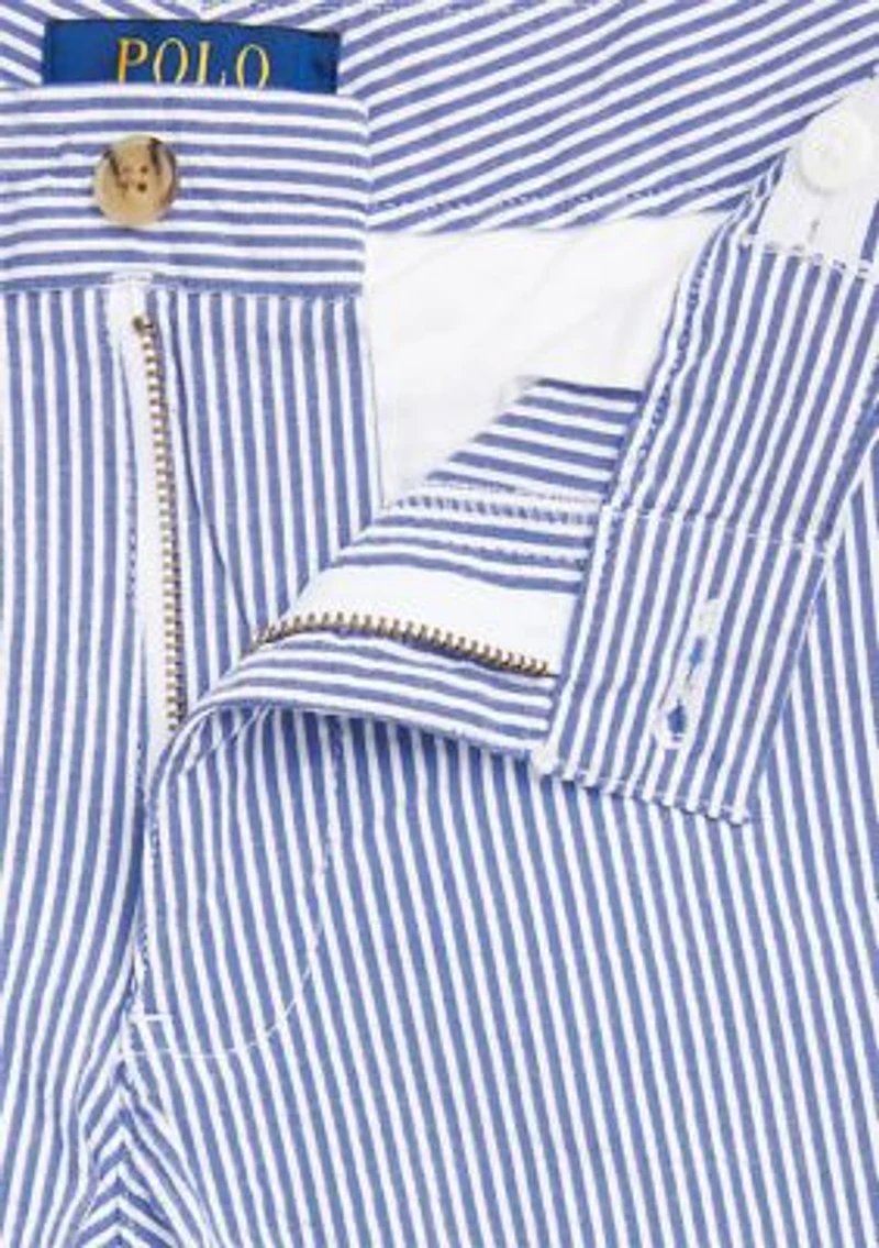 Boys 8-20 Stretch Cotton Seersucker Shorts