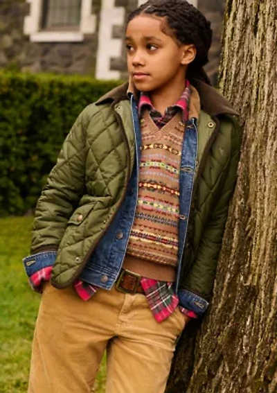 Boys 8-20 Straight Fit Cotton Corduroy Pants