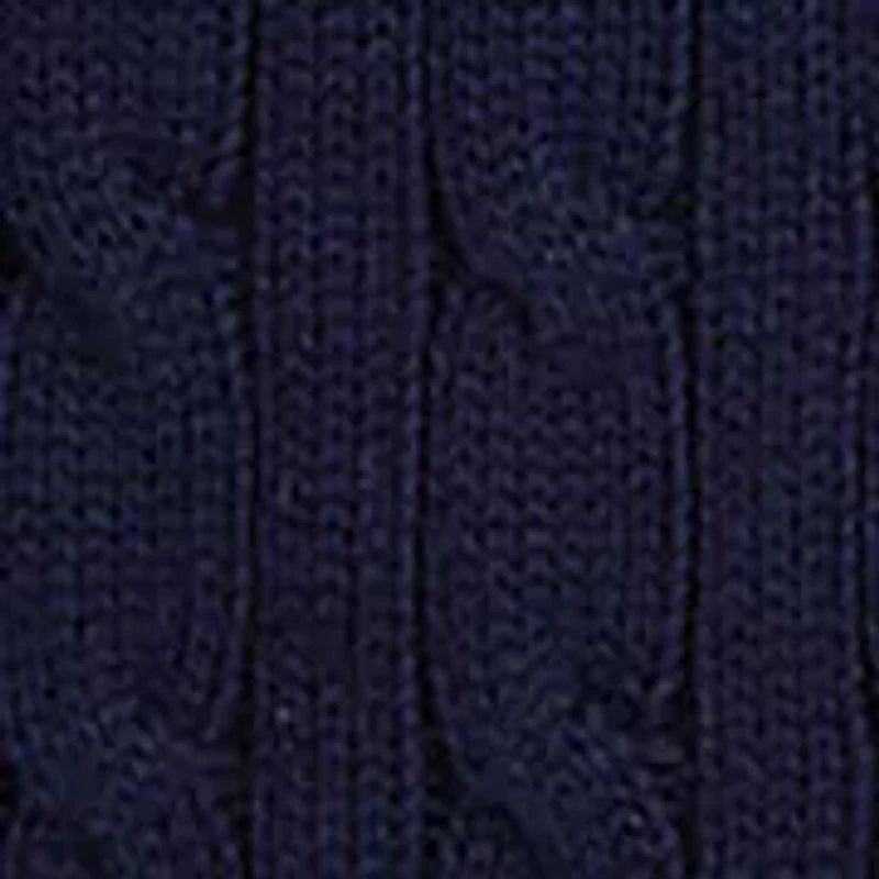 Boys 8-20 Cable-Knit Cotton V-Neck Cardigan